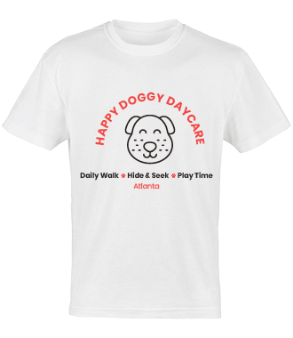 T-shirts are a classic pet business merchandise idea to diversify your revenue.
